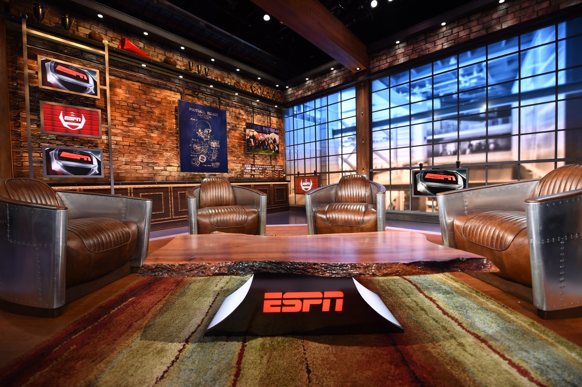ESPN debuts redesigned studio for ABC college football shows - ESPN