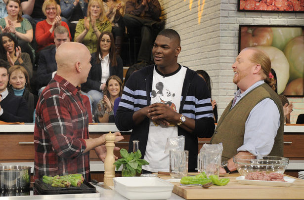 Photo of Johnson makes cameo on The Chew