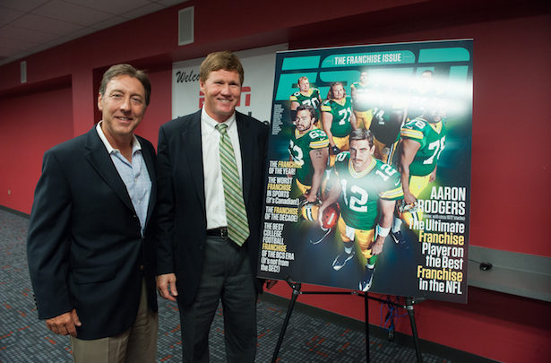 Photo of Leader of the Pack, Mark Murphy, visits ESPN