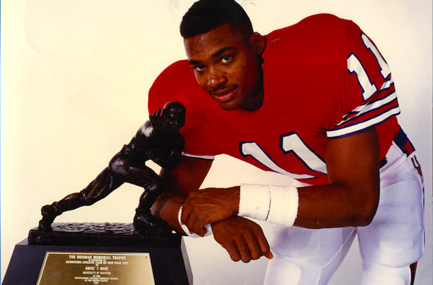 Photo of ESPN analyst Andre Ware reflects on winning the 1989 Heisman Trophy
