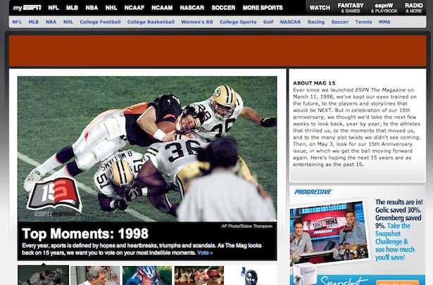 Photo of ‘Mag 15:’ ESPN The Magazine counts down to its 15th anniversary with launch of digital rollout/landing page