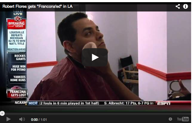 Photo of Robert Flores gets ‘Francona’ed’ on his way to LA SportsCenter studio