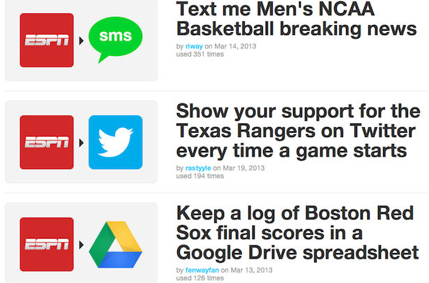 Photo of IFTTT’s ESPN Channel helps fans create ‘recipes’ to get the latest customized sports news and alerts