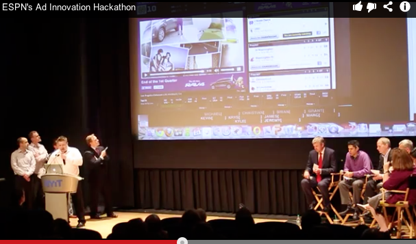 Photo of More than 120 new ideas hatched for first ESPN Ad Innovation Hackathon
