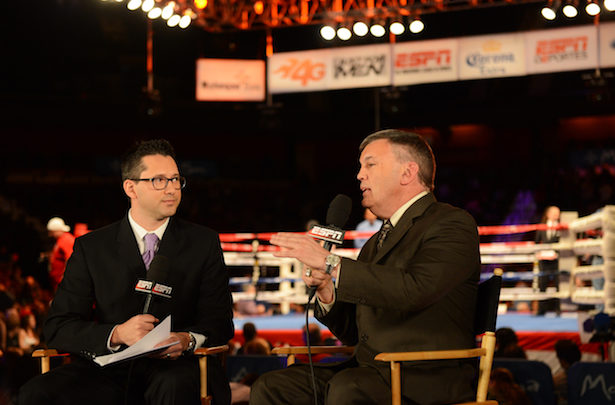 Photo of Unscripted and ultra-prepared, host Todd Grisham ready to fill in ringside on Friday Night Fights