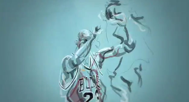 Photo of NBA Finals historical highlights meticulously animated for ESPN Social Media