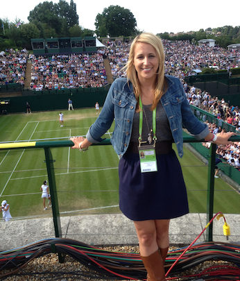 Photo of Associate producer and former tennis star Tory Zawacki brings Wimbledon on-court experience to her work