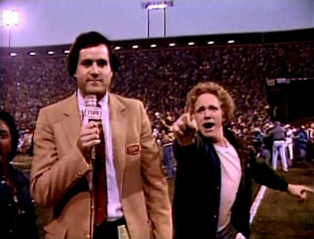 When the host  49ers beat the Cowboys for the NFC Championship on Jan. 10, 1982, ESPN's Chris Berman was there amidst the madness in Candlestick Park. (ESPN)