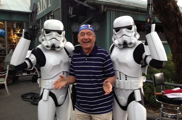 Photo of Dickie V shows off his Disney Side for ad shoot