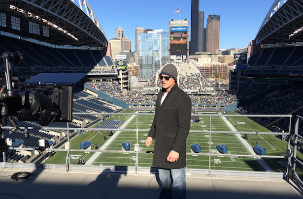 Photo of For SportsCenter anchor and Seahawks fan Mayne,  victory parade was “one big, weird  adrenaline rush”