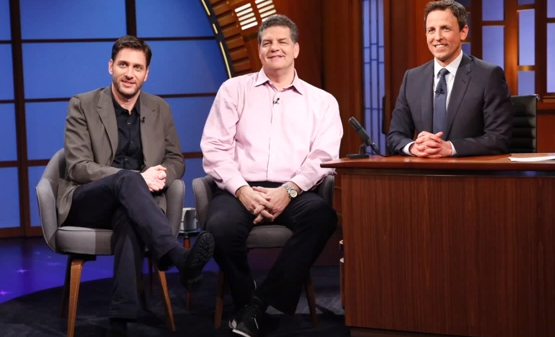 Photo of Mike & Mike hosts visit Seth Meyers’ new show