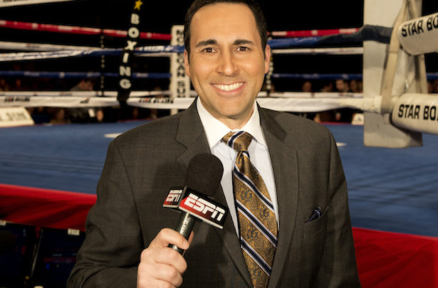 Photo of Versatile Tessitore on call for ESPN’s heavyweight title bout