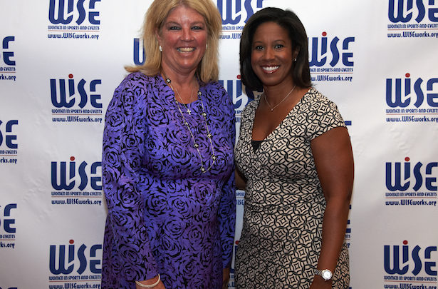 Photo of ESPN’s Christine Driessen honored at WISE awards luncheon
