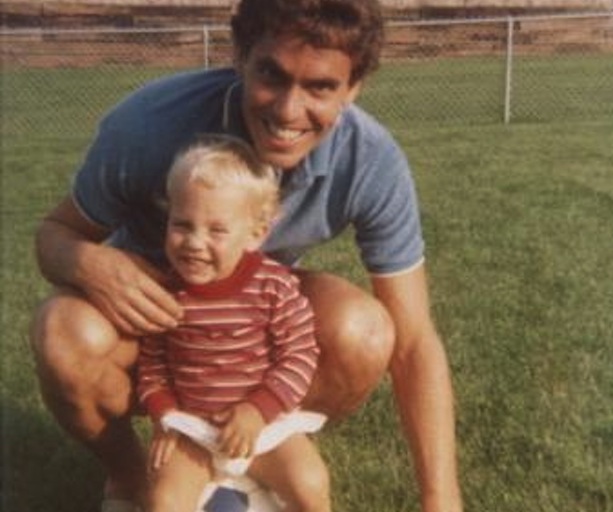 Taylor's father Tim played pro soccer in the old NASL. (Photo courtesy of Taylor Twellman)