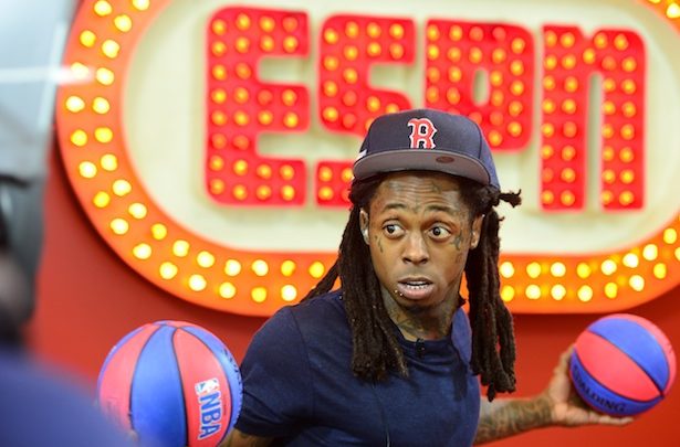 Photo of Lil Wayne visits ESPN
