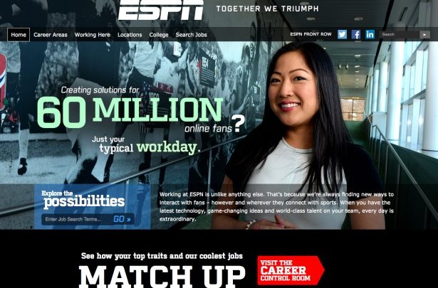 Photo of ESPN Careers relaunches website, updating features with mobile users in mind