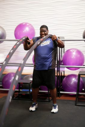 Damien Woody returns to ESPN after competing on "The Biggest Loser"