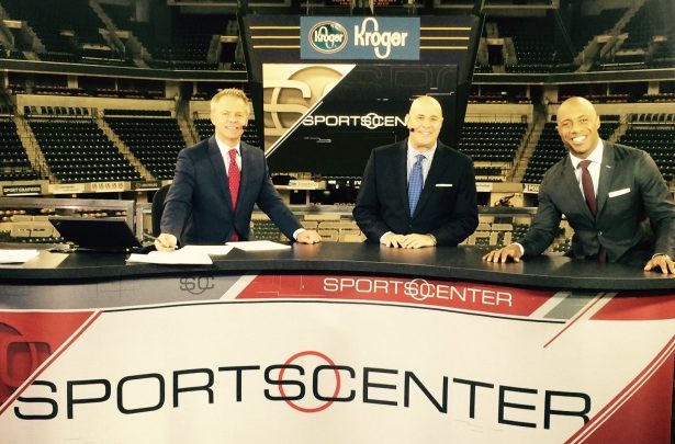 Photo of SportsCenter at the Champions Classic