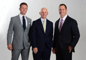 (L-R) Todd McShay, Sean McDonough, Chris Spielman (Joe Faraoni/ ESPN Images)