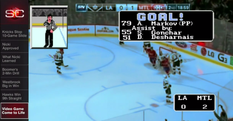 Photo of “NHL ’94” highlight treatment was labor of love for all involved