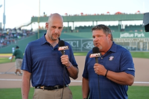 (L-R) Dan Shulman and John Kruk. (Scott Clarke/ESPN Images)