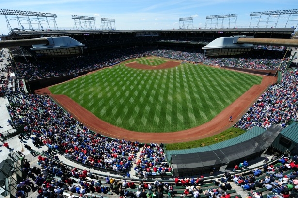 Wrigley Field will play host to the St. Louis Cardinals at Chicago Cubs game, the opener for ESPN's 2015 Sunday Night Baseball schedule. (Allen Kee/ESPN Images)