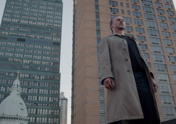 Actor Michael Keaton portrays Riggan Thomson in Birdman.