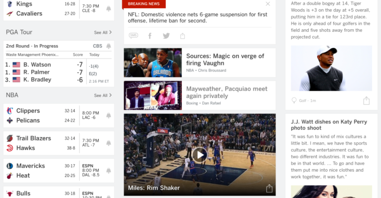 Photo of New ESPN app available now for iPhone, iPad & iPod touch and Android handsets