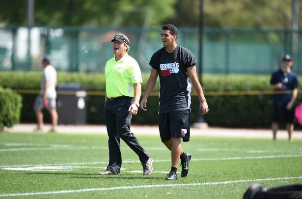 Photo of Behind the scenes of Gruden QB Camp with Marcus Mariota