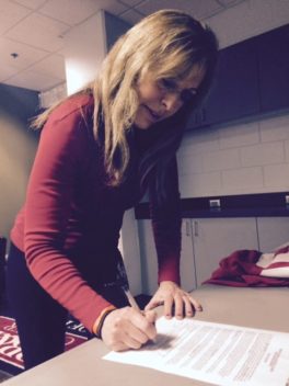 Linda Cohn Florida Panthers Tryout