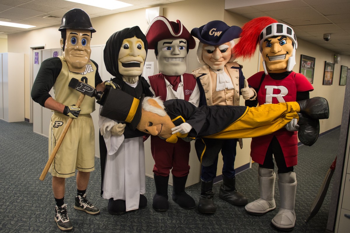 "This is SportsCenter" campaign featuring GW mascot - ESPN 