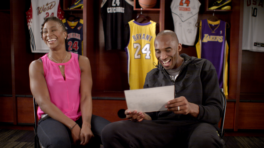Tamika Catchings and Kobe Bryant. (ESPN Films)