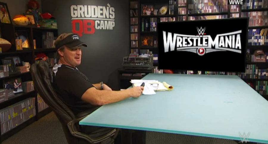 MNF analyst Jon Gruden has a passion for pro wrestling.
