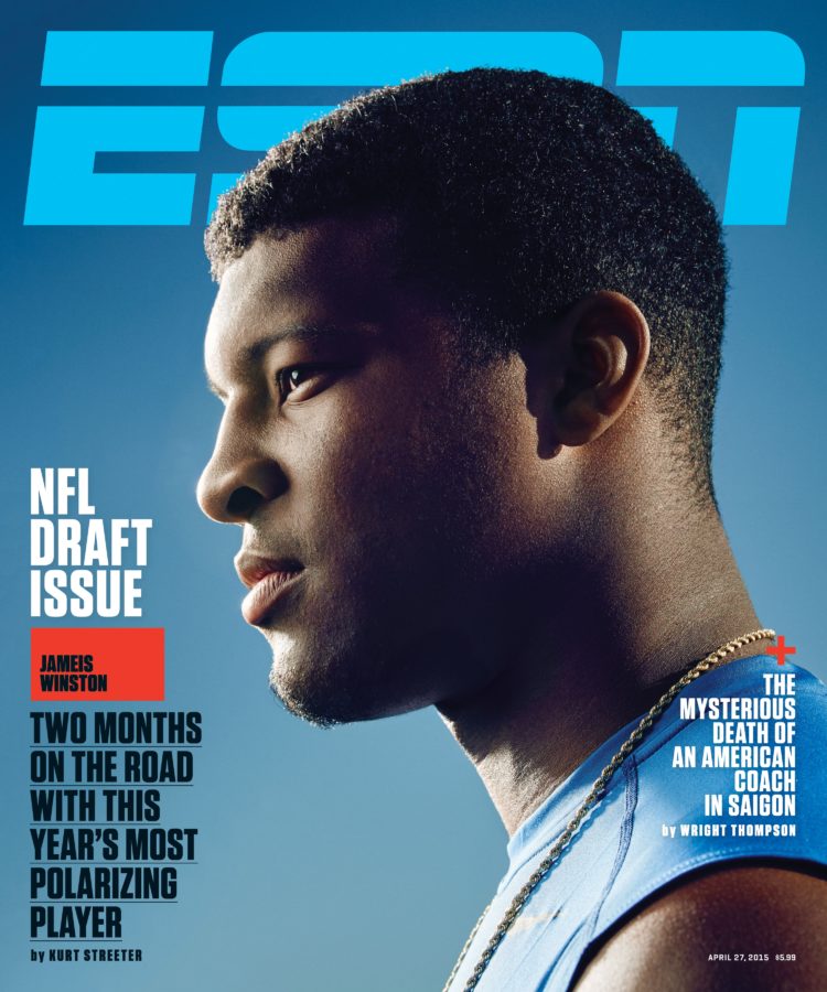 Florida State quarterback and potential No. 1 overall 2015 NFL Draft pick Jameis Winston is profiled in ESPN The Magazine.