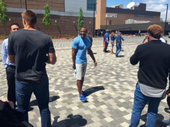 Gronk & OBJ have a jam-packed day