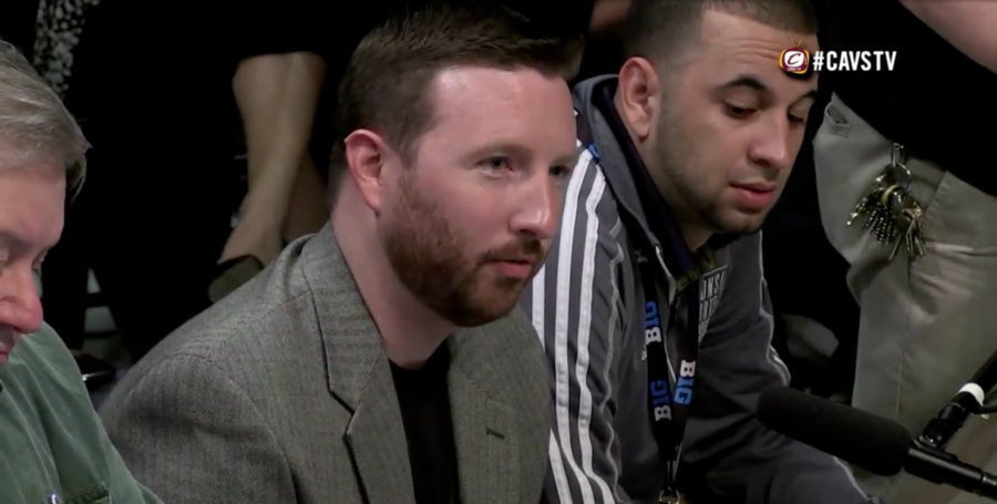 ESPN's Dave McMenamin's cameo in "The Headband" caught him by surprise.