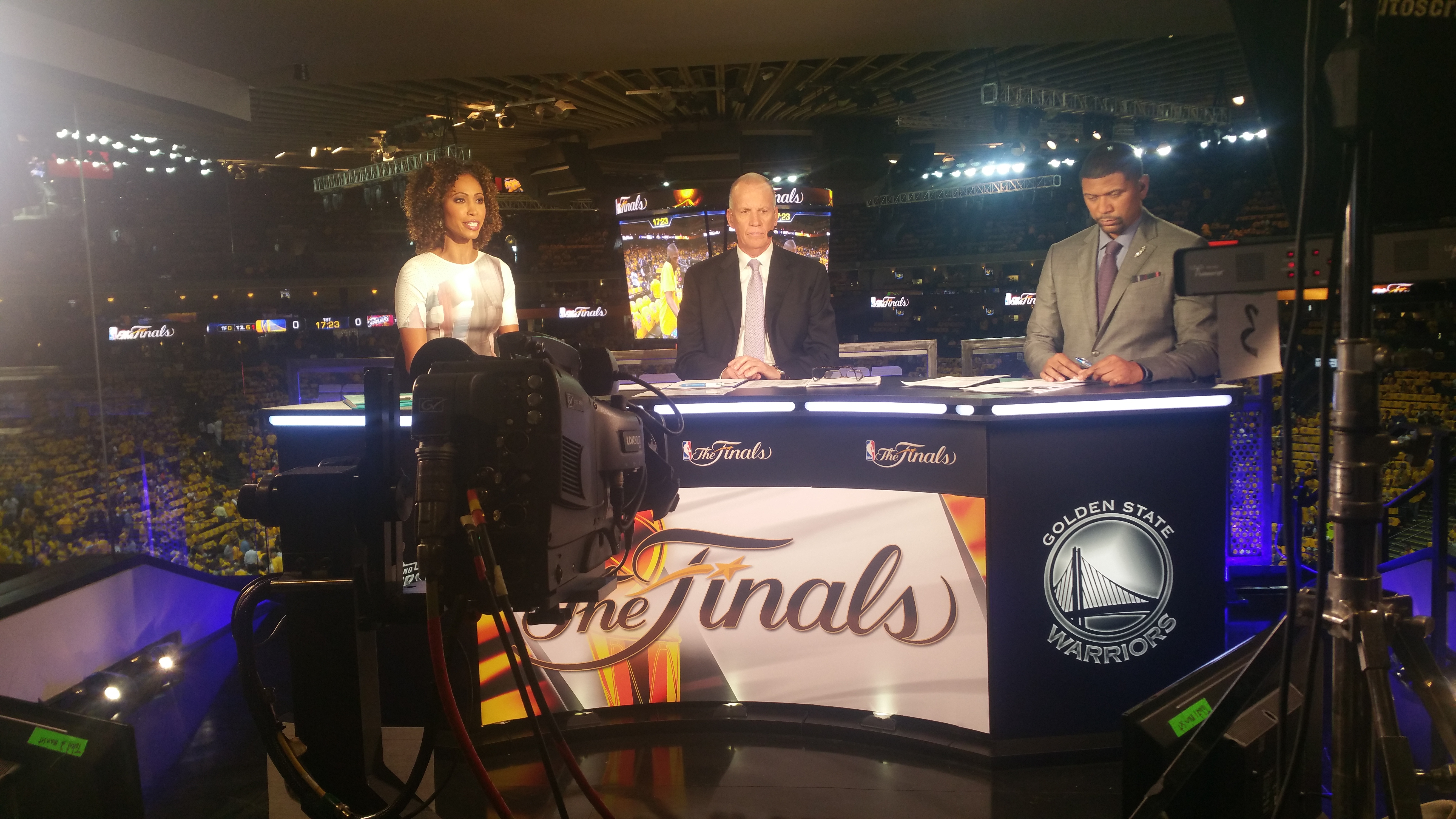 Behind The Scenes at the NBA Finals on ABC ESPN Front Row