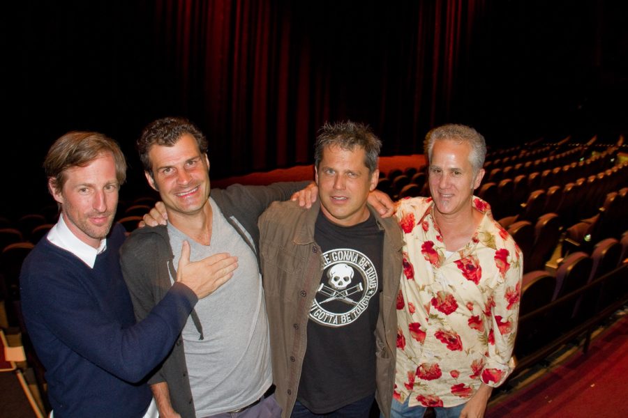 From a 2010 file photo: (L-R) Movie director Spike Jonze, BMX vert legend Mat Hoffman, movie director and producer Jeff Tremaine and BMX freestyle inventor Bob Haro at the premiere of the movie "The Birth of Big Air." Hoffman and Tremaine collaborated on the ESPN Films project "Angry Sky." (Christian Van Hanja/Shazamm/ESPN Images)