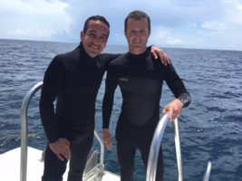 ESPN The Magazine senior writer Sam Alipour is not shark weak