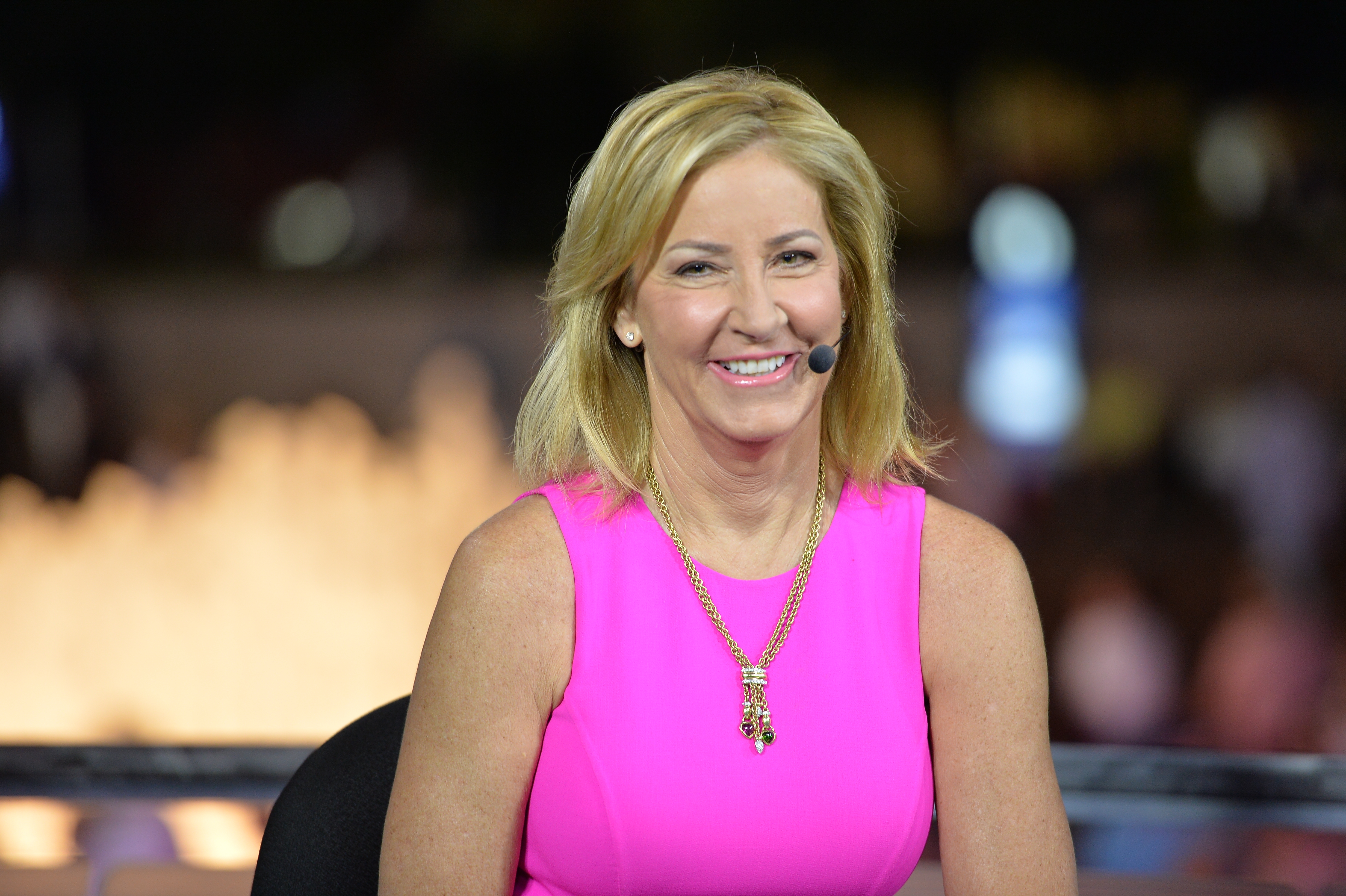 Chris Evert is all smiles during a recent US Open - and in two upcoming mov...