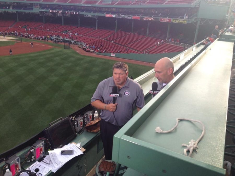Sunday Night Baseball airs from atop Fenway Park’s Green Monster Sunday Night Baseball airs from atop Fenway Park’s Green Monster