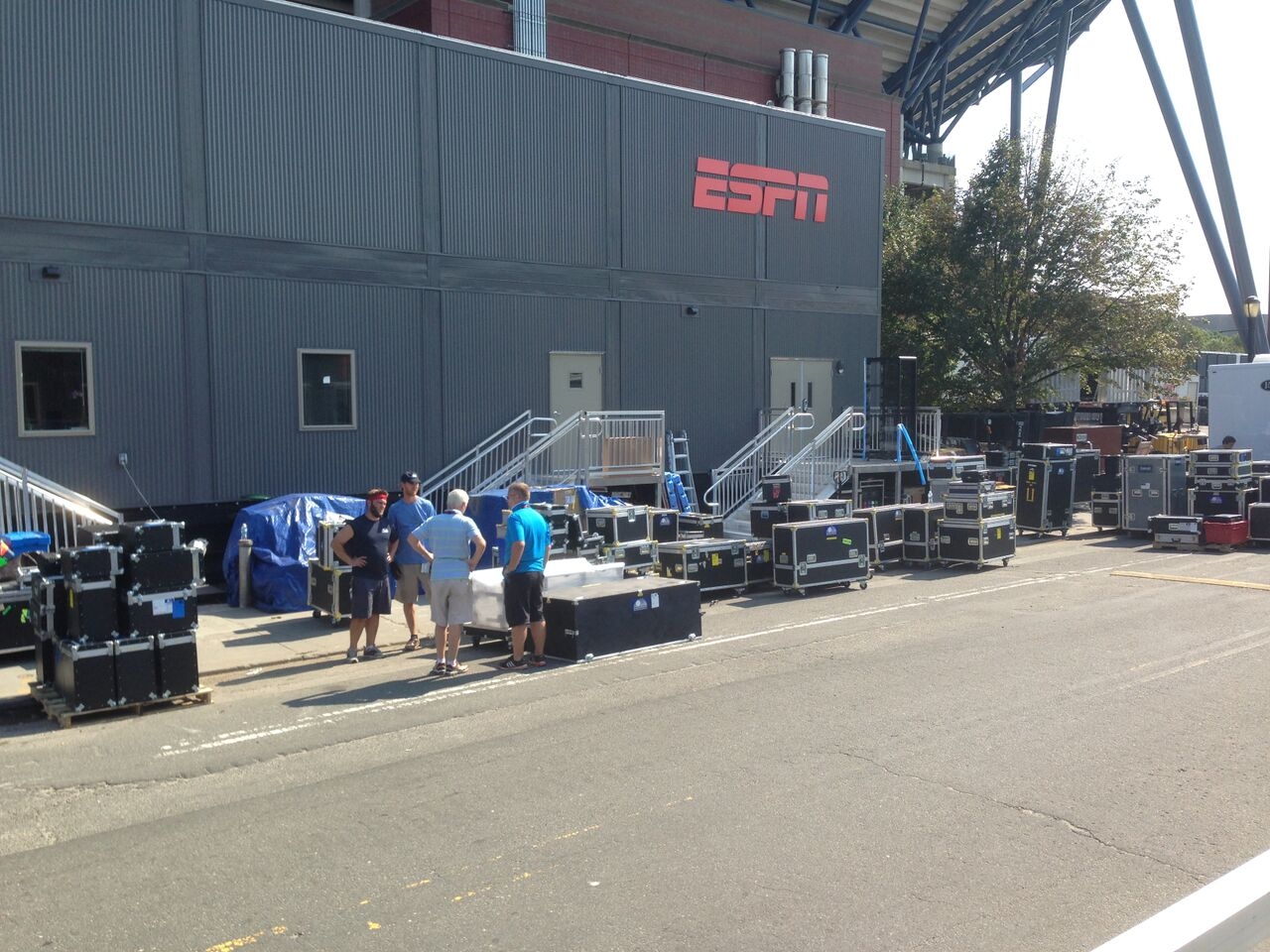 Prep for first all-ESPN US Open coverage began well before first serve