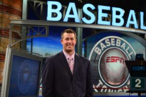 Mark Mulder on the Baseball Tonight set.(Photo by Joe Faraoni/ESPN Images)