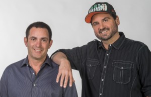 Jon " Stugotz " Weiner and Dan Le Batard (Rodrigo Varela/ESPN Images)