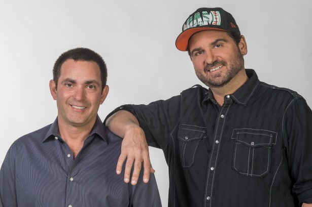 Jon " Stugotz " Weiner and Dan Le Batard (Rodrigo Varela/ESPN Images)