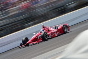 Scott Dixon competing in the Indy 500.   (Phil Ellsworth/ESPN Images)