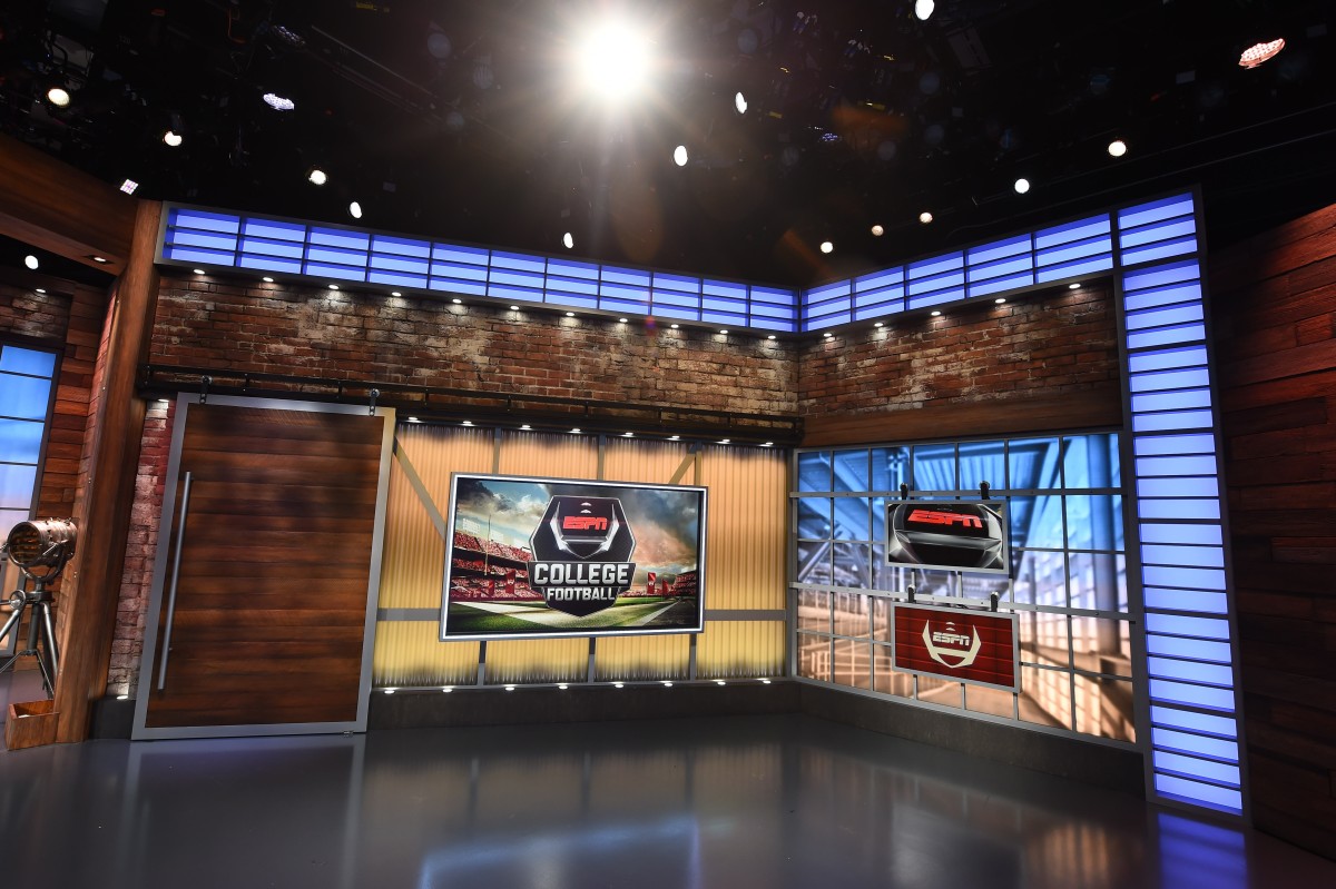 ESPN debuts redesigned studio for ABC college football shows - ESPN