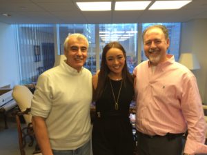 (L-R) Marc Lasry, Cassidy Hubbarth, Bruse Bernstein. (Bruce Bernstein/ESPN)