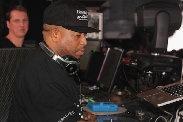 Hip-hop producer DJ Premier, seen here during a concert in Toronto, contributes music to ESPN’s “NBA Countdown.” (Isaiah Trickey/FilmMagic/Getty Images)