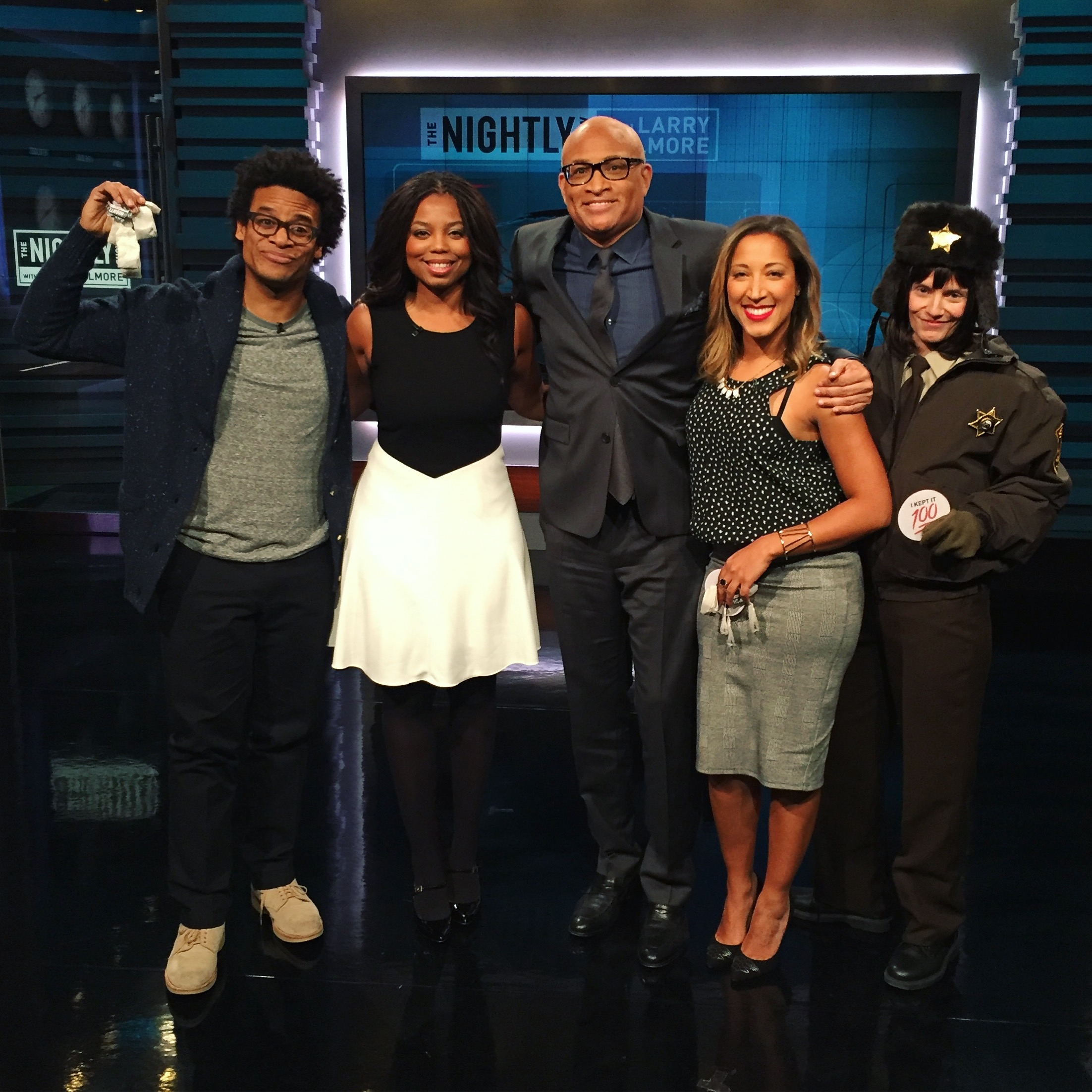 Jemele Hill visits Comedy Central's "The Nightly Show" ESPN Front Row